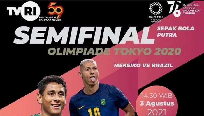 Jadwal Siaran Langsung dan Link Live Streaming Semifinal Sepak Bola Olimpiade Tokyo 2020 Hari Ini